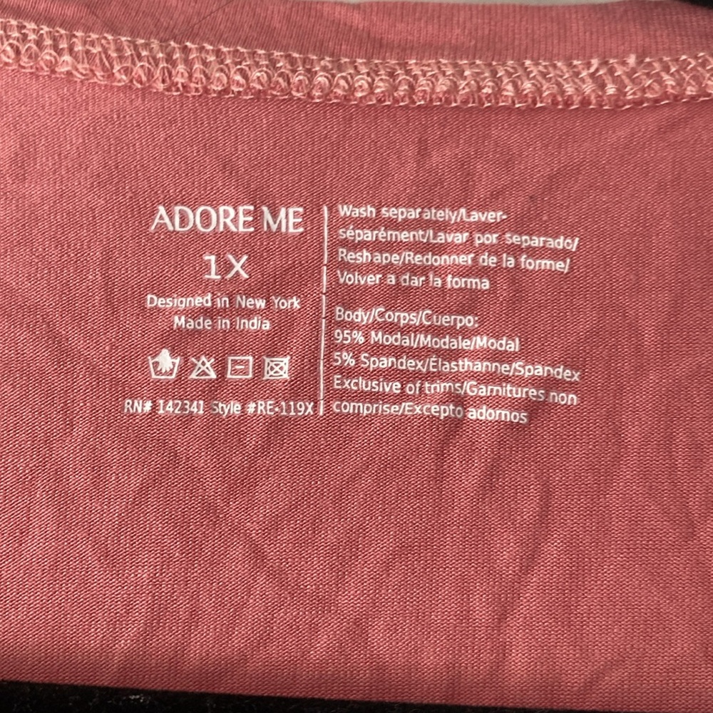 NWOT Adore Me Alania Plus women’s size 1x Tank and Pant sleepwear set - Picture 3 of 7